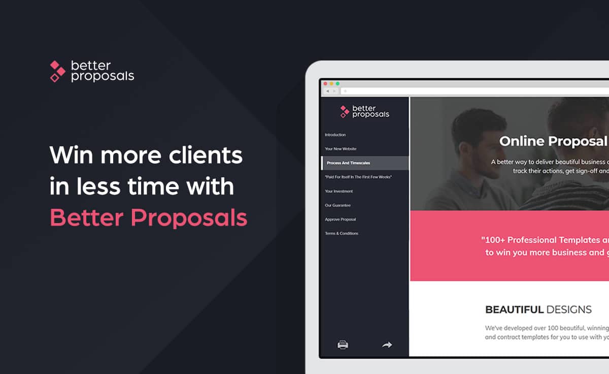 Online Proposal Software - Better Proposals