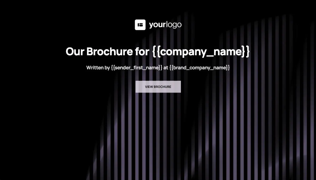 Agency Brochure Template - Visually Stunning Cover