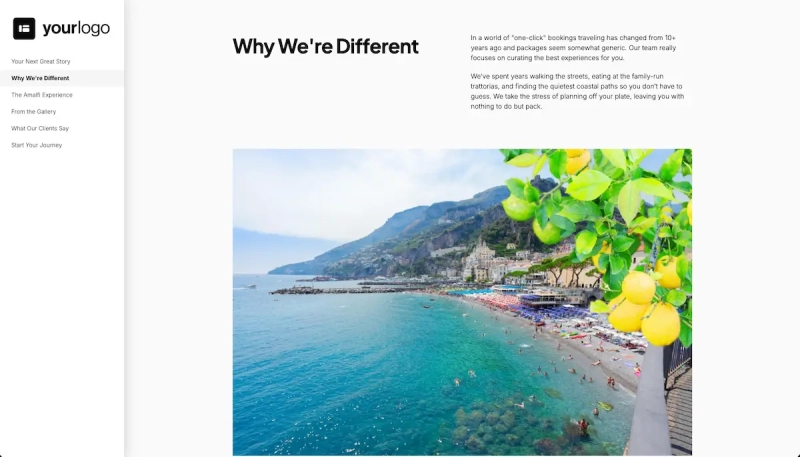 Travel Agency Brochure Template Slide 3