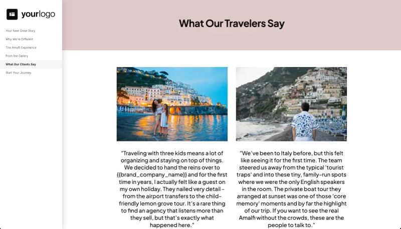 Travel Agency Brochure Template Slide 6