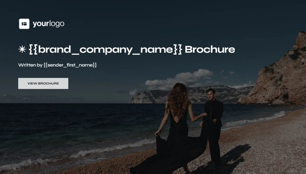 Creative Brochure Template Slide 1