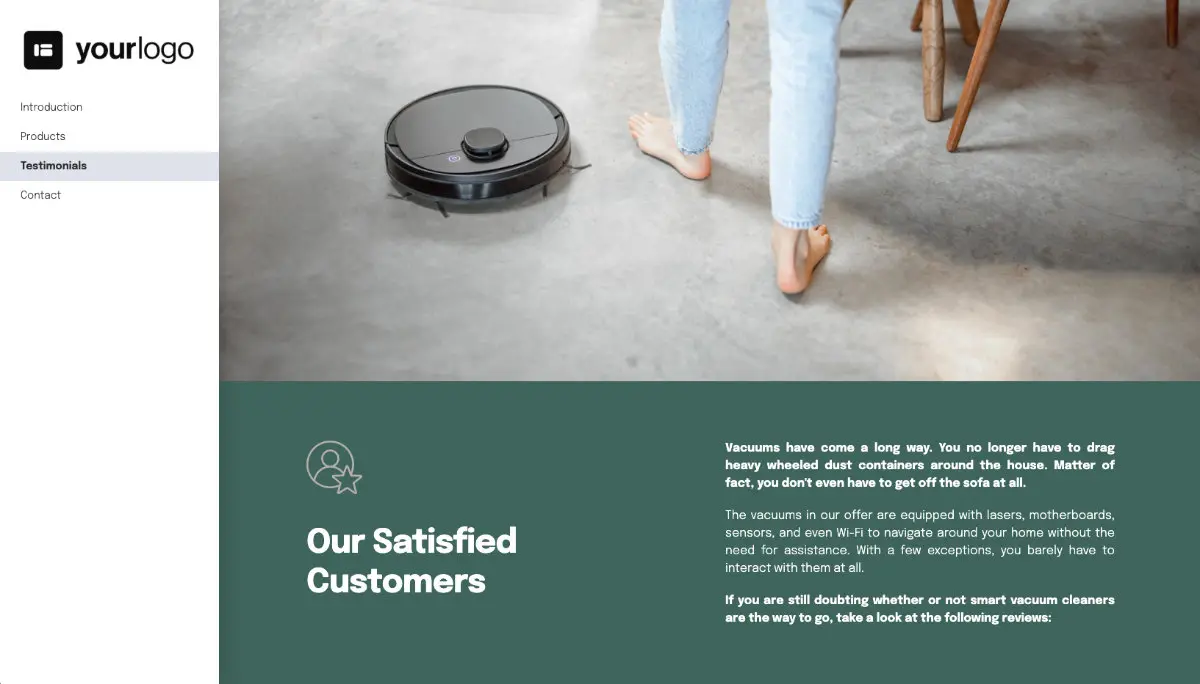 Product Brochure Template - Get notified the second it's opened