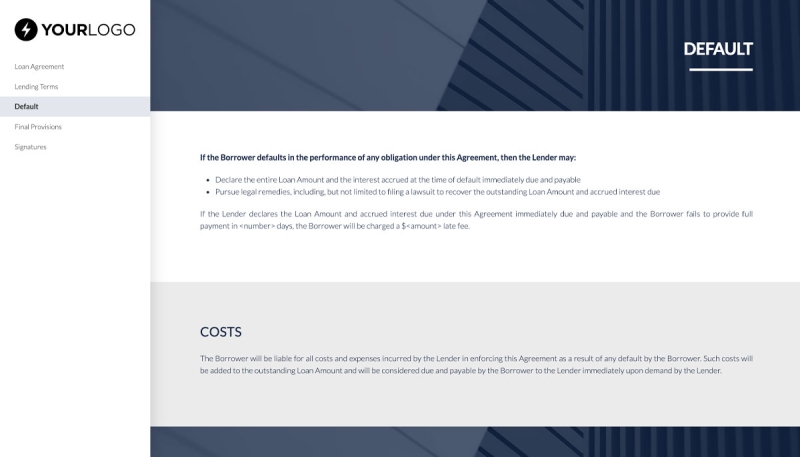 Simple Loan Agreement Template Slide 4