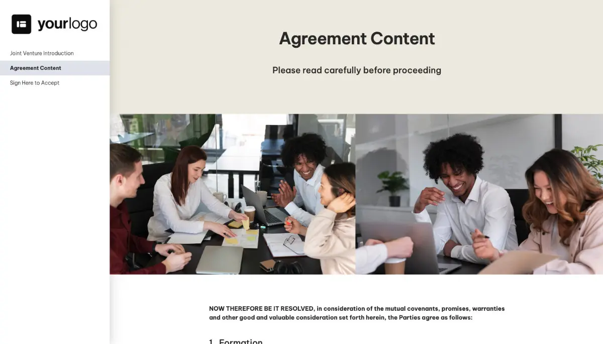 Joint Venture Agreement Template (UK) - The Contract
