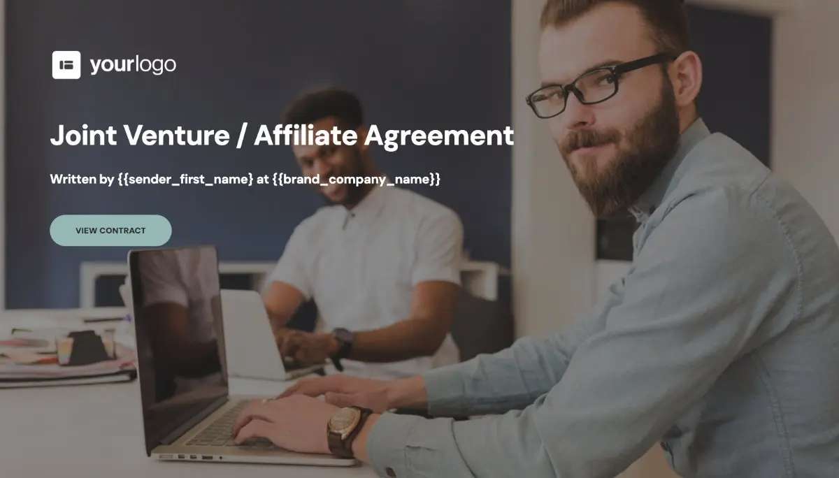 Joint Venture Agreement Template (US) Slide 1