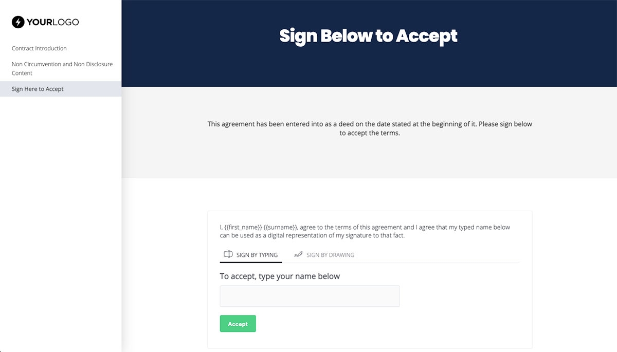 Non Circumvention Agreement Template (UK) - Legally Binding Digital Signatures