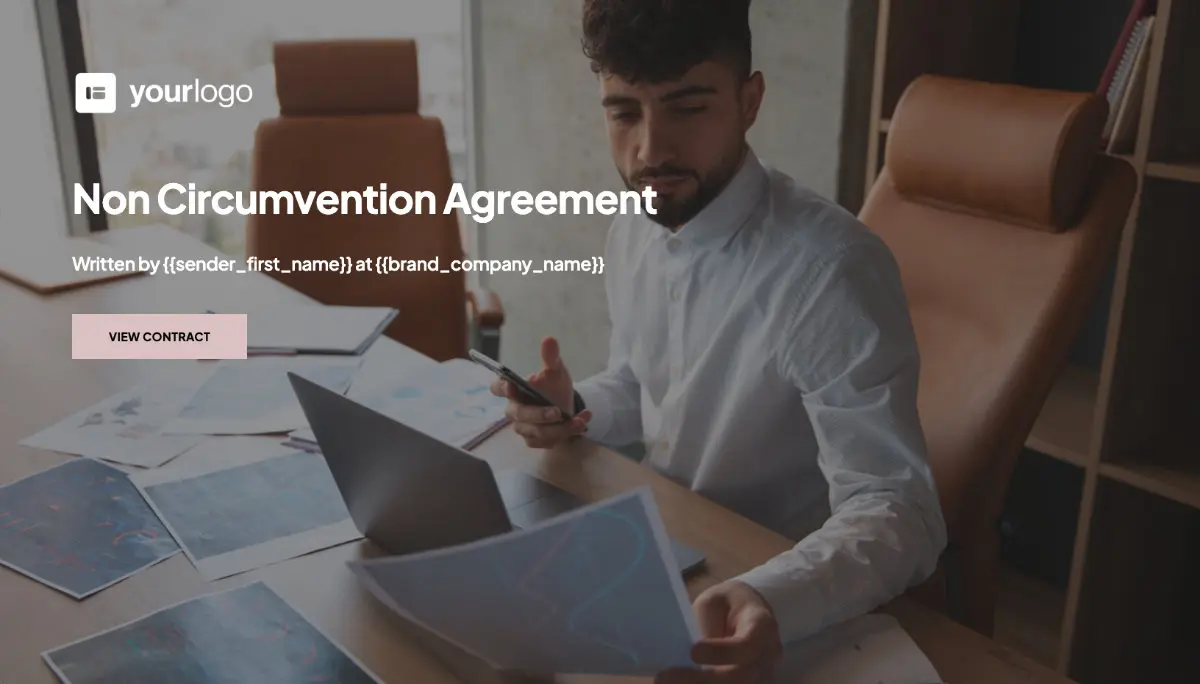Non Circumvention Agreement Template (US) - Visually Stunning Cover