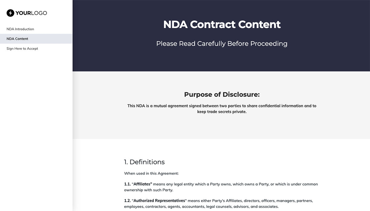 Non Disclosure Agreement Template (US) - The Contract