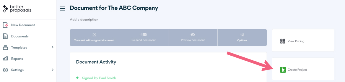 Connect Keap to Better Proposals - Step1