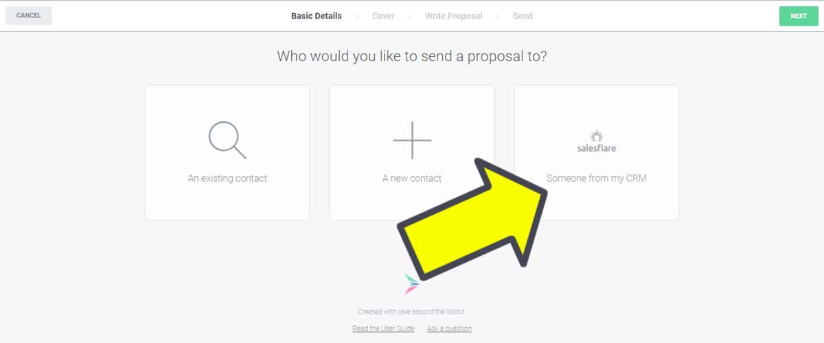 Connect Salesflare to Better Proposals - Step1