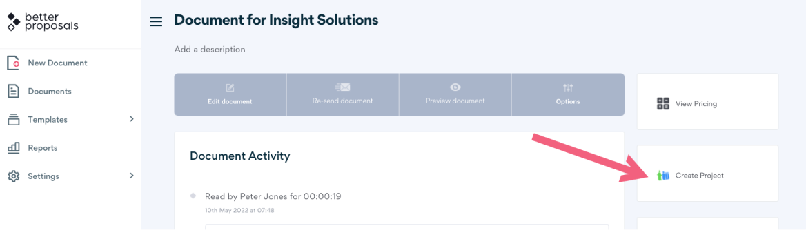 Connect teamwork to Better Proposals - Step1