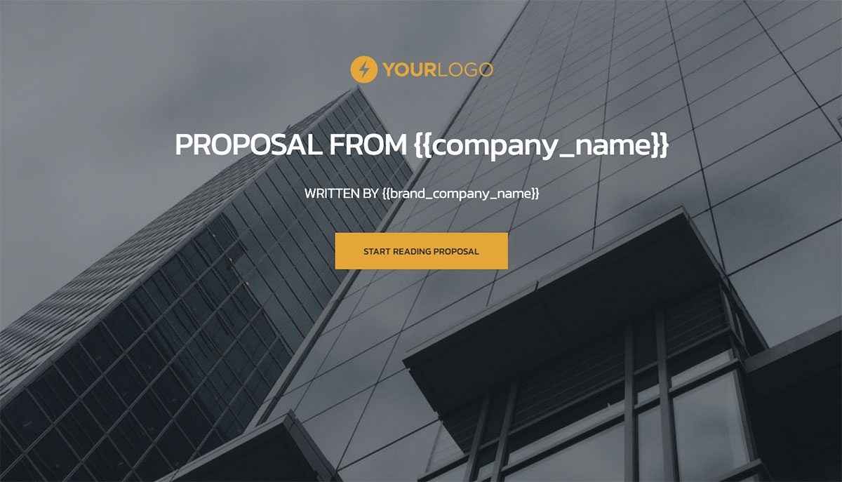 General Product Proposal Template - Dark Gray - Beautiful cover