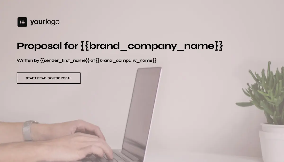 General Product Proposal Template - Pink Slide 1