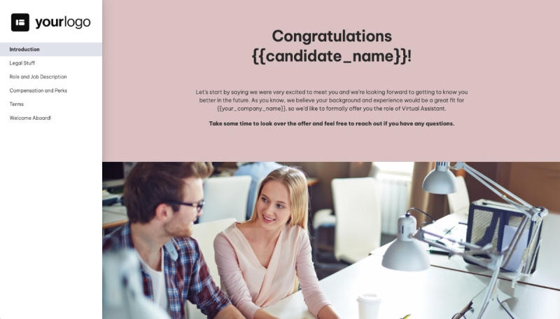 Virtual Assistant Job Offer Template Slide 2
