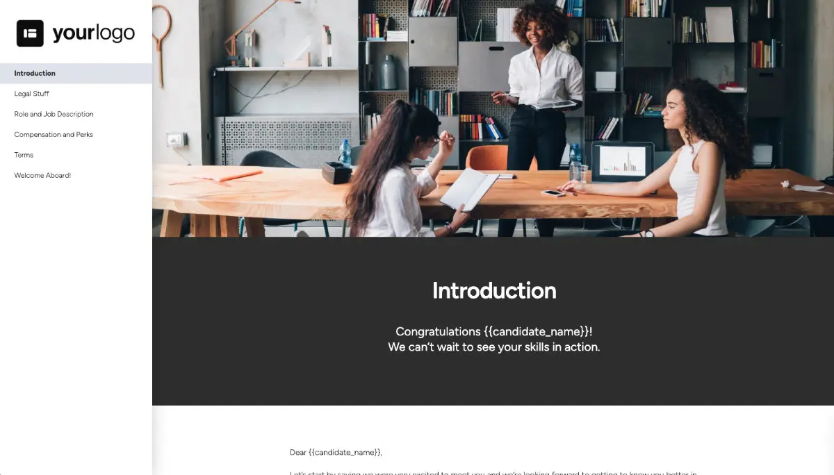 Senior Copywriter Job Offer Template Slide 2