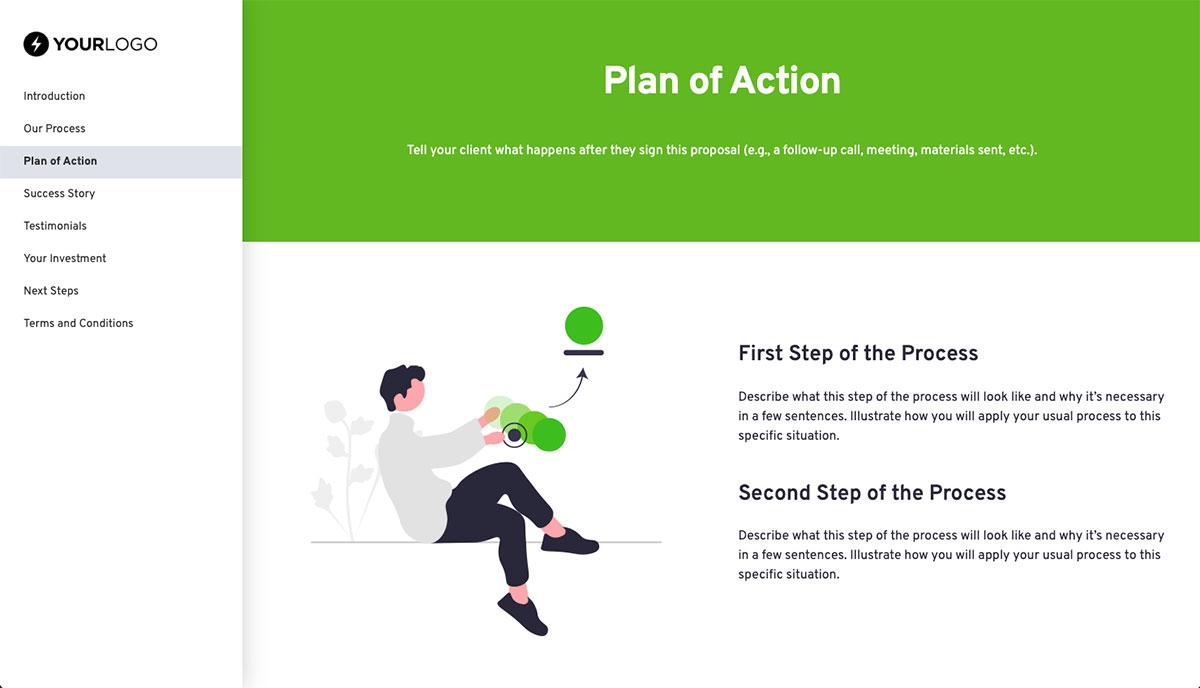 General Service Proposal Template - Bright Green - Presenting your plan of action