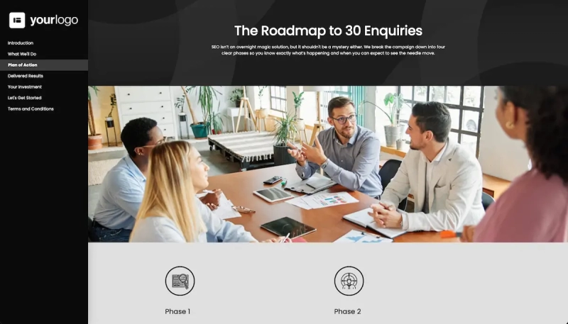 SEO Growth Campaign Proposal Template - A clear roadmap for growth