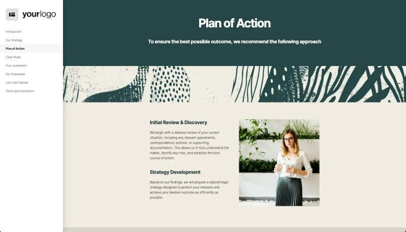 Law Firm Proposal Template Slide 4