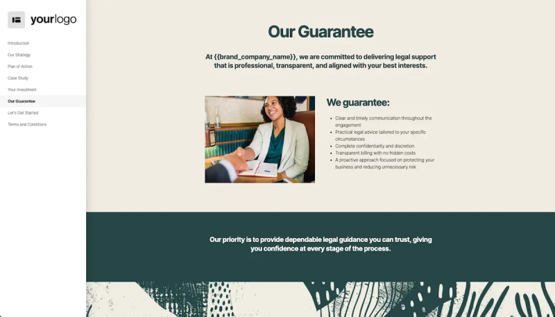 Law Firm Proposal Template Slide 7
