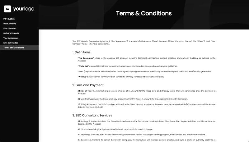 SEO Growth Campaign Proposal Template Slide 8