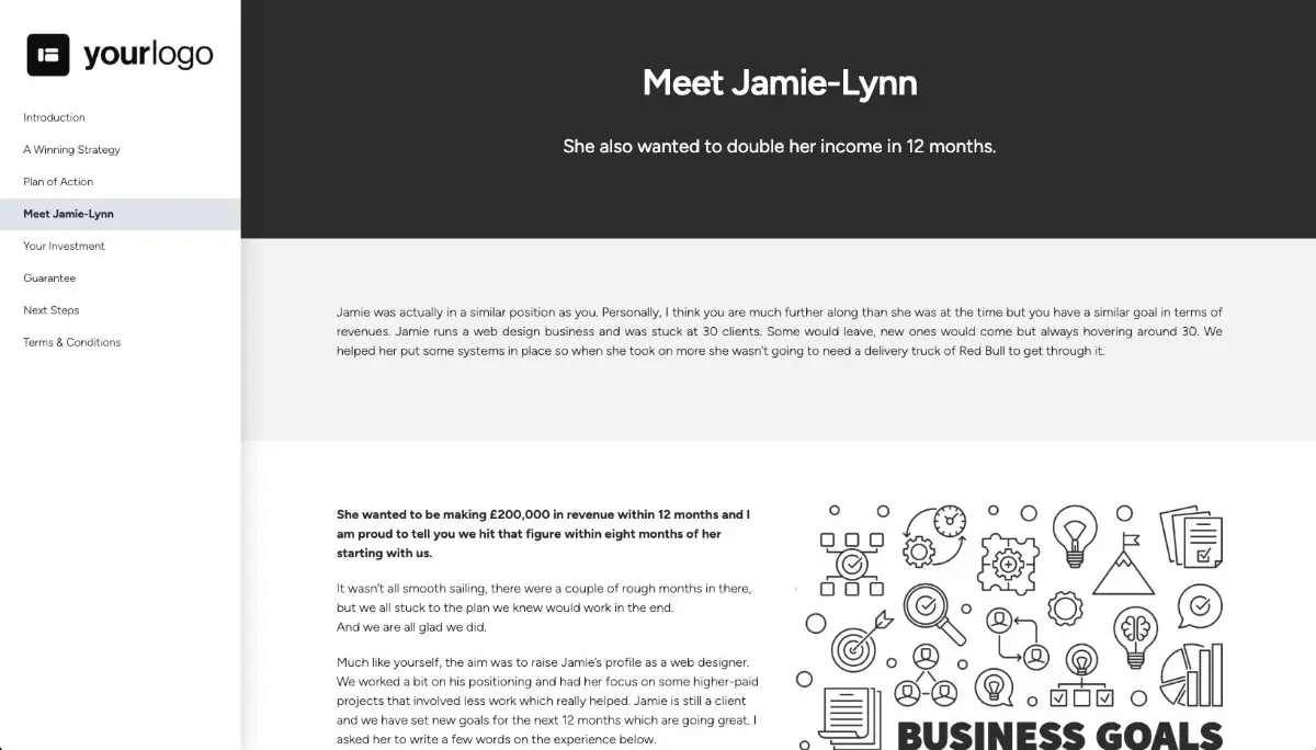 Business Coaching Proposal Template Slide 5