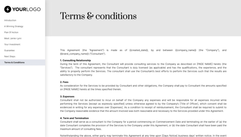 This [Free] Business Consulting Proposal Template Won $38M of Business