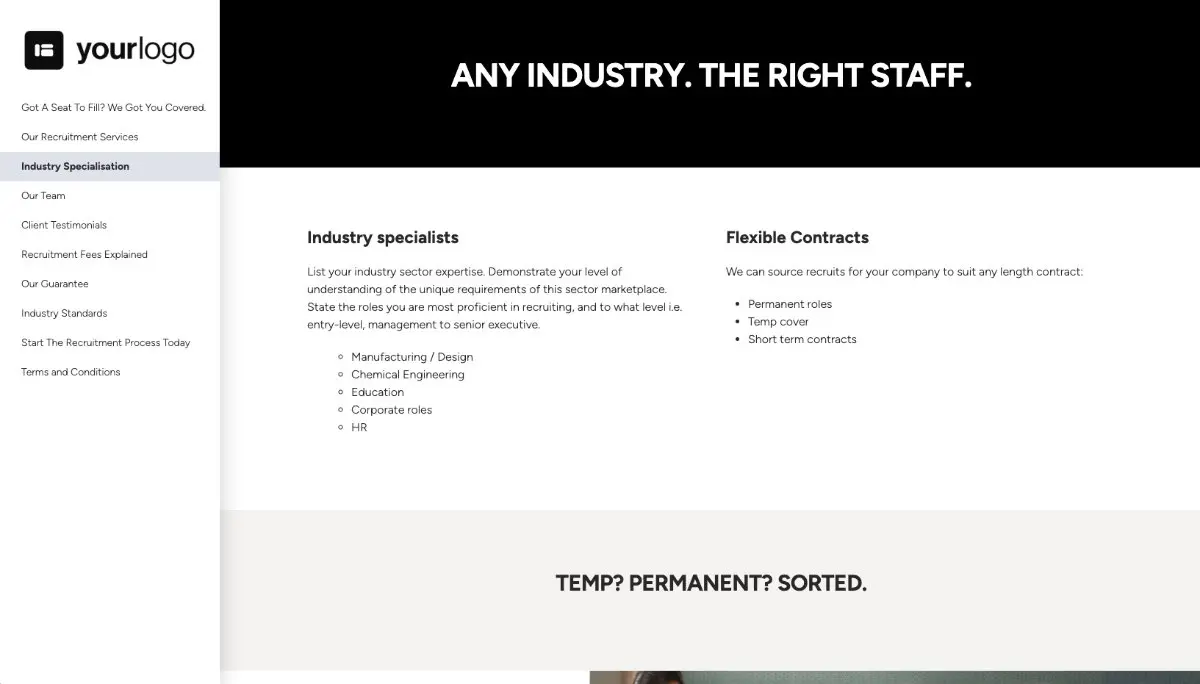 Recruitment Proposal Template Slide 4