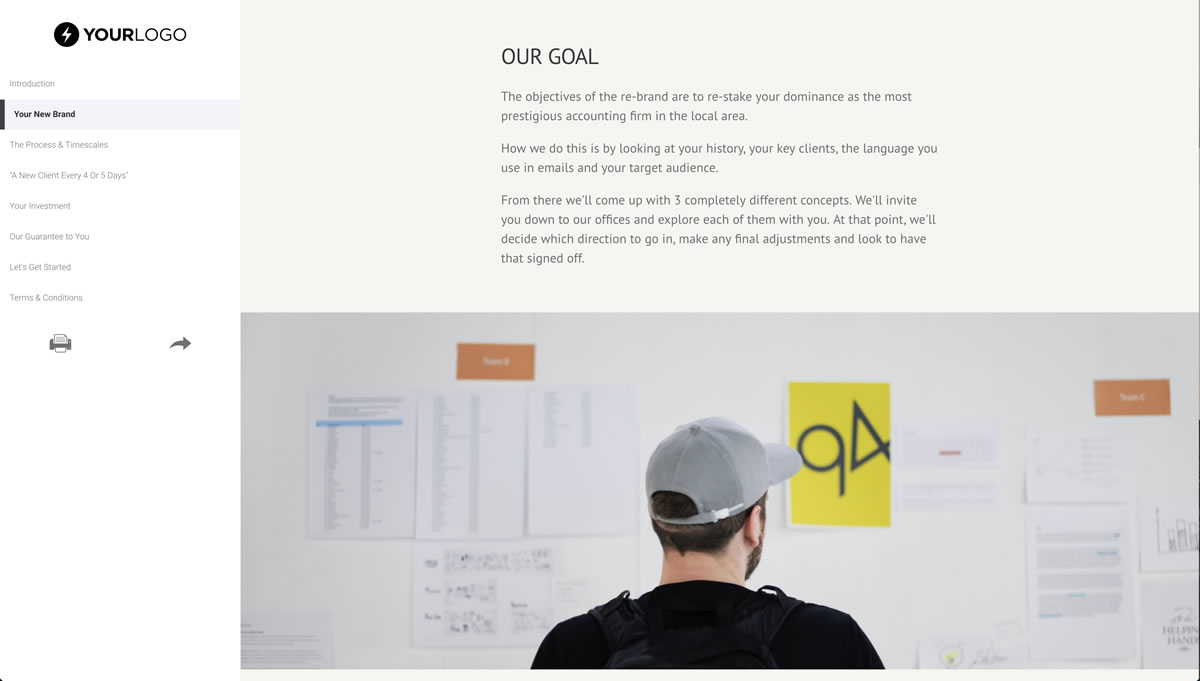 This [Free] Brand Design Proposal Template Won $22M of Business With Branding Proposal Template