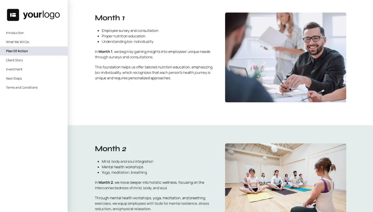 Corporate Wellness Proposal Template Slide 4