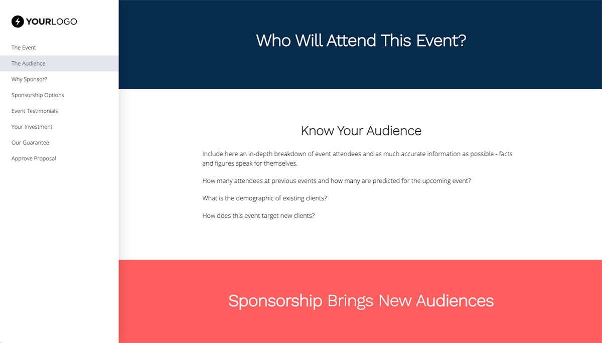 Event Sponsorship Proposal Template Slide 3