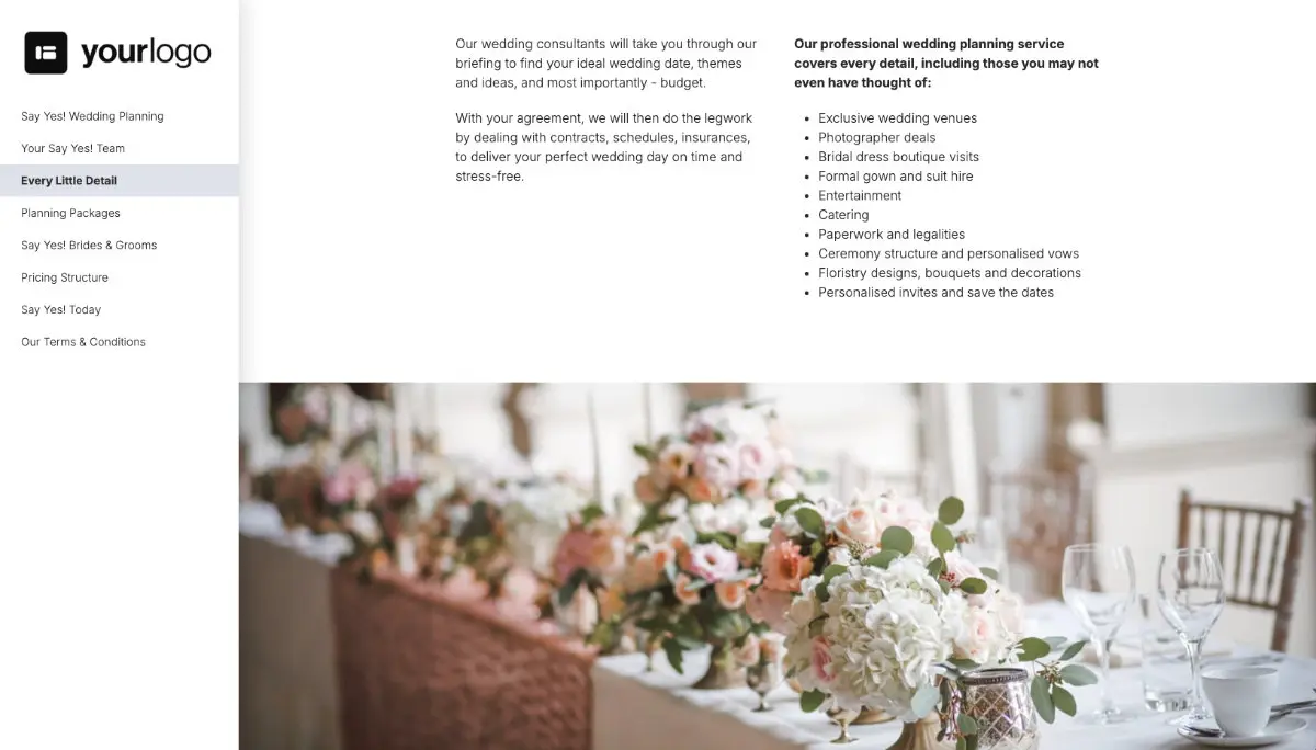 Wedding Planner Proposal Template Slide 4