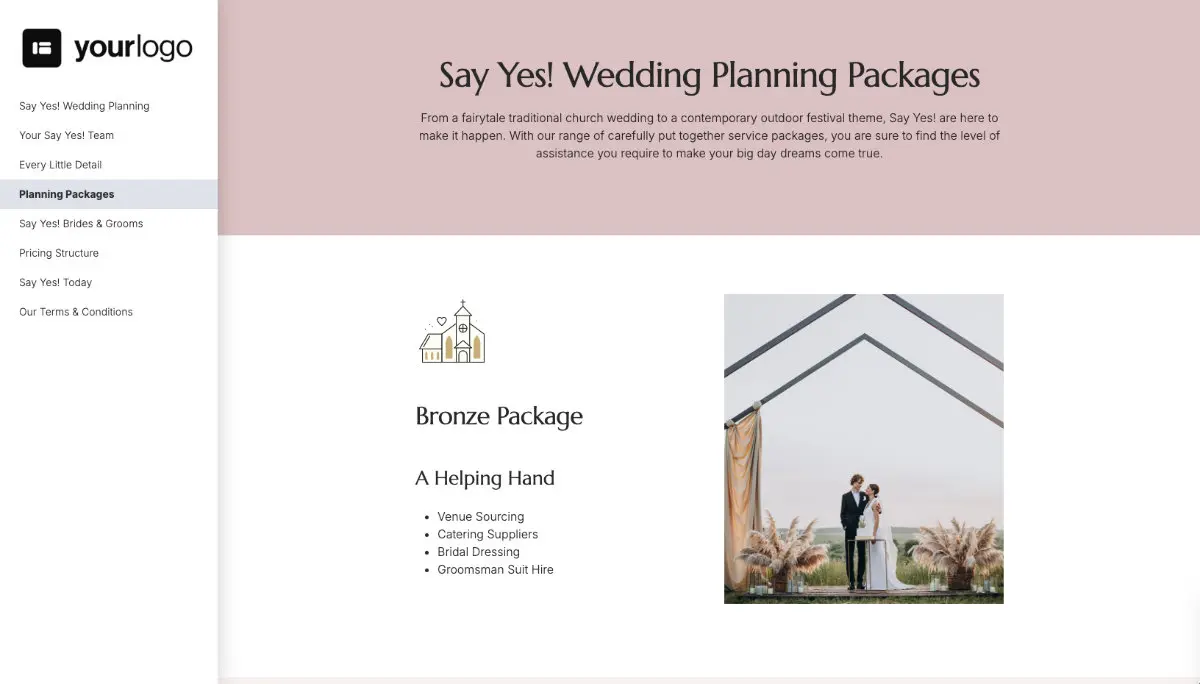 Wedding Planner Proposal Template Slide 5