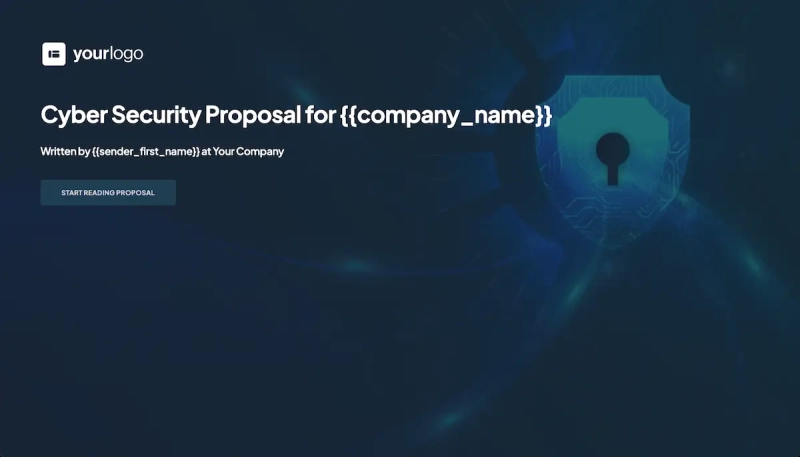 Cybersecurity Proposal Template