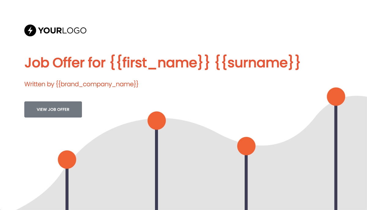 SEO Specialist Job Offer Template - Visually Appealing Cover