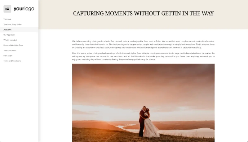 Wedding Photography Proposal Template Slide 4