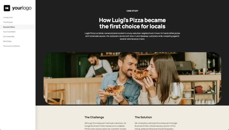 Google Business Profile Management Template - Success story