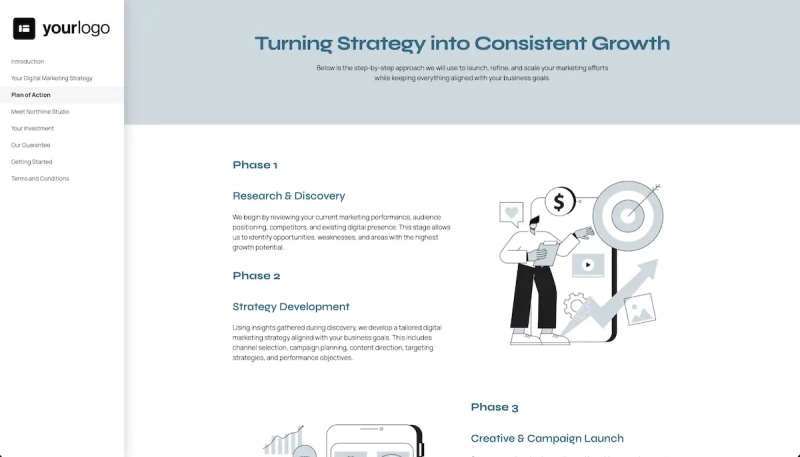 Digital Marketing Proposal Template Slide 4