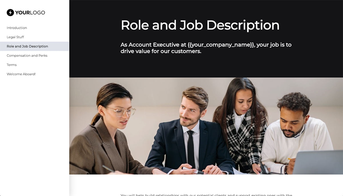 Account Executive Job Offer Template Slide 4