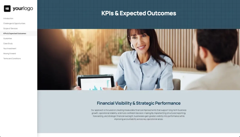 Fractional CFO Proposal Template Slide 5