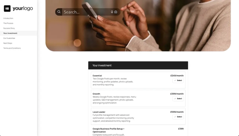 Google Business Profile Management Template Slide 5
