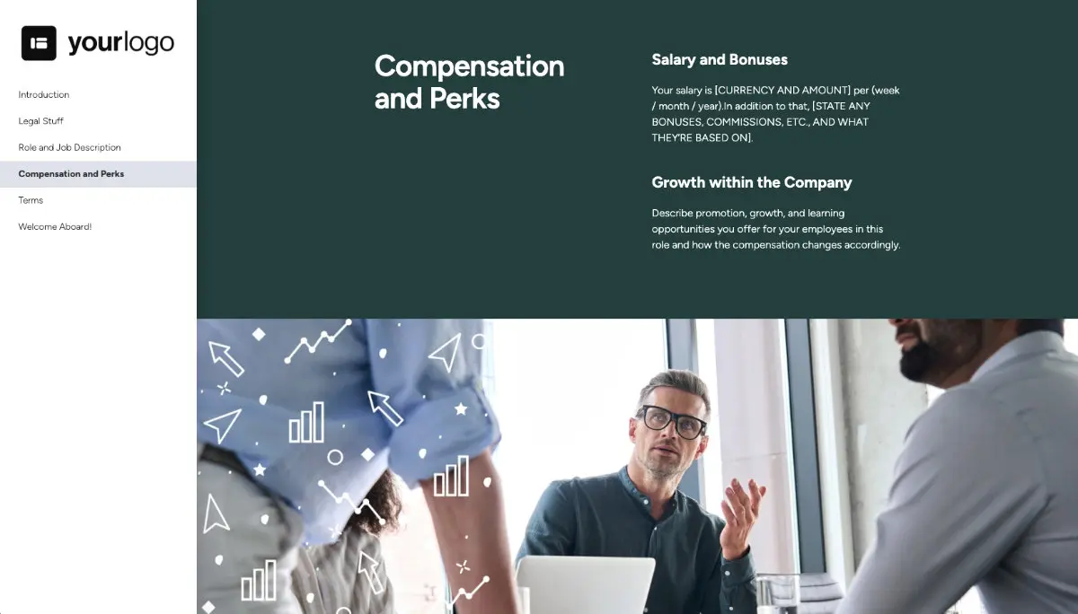 PPC Specialist Job Offer Template - Compensation Details