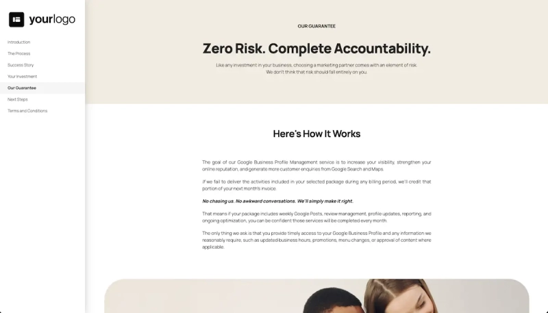 Google Business Profile Management Template Slide 6