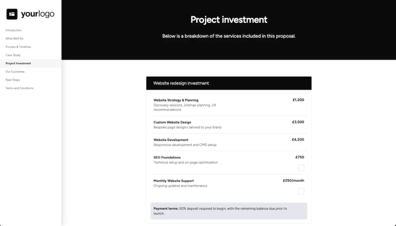 Website Redesign Proposal Template Slide 6