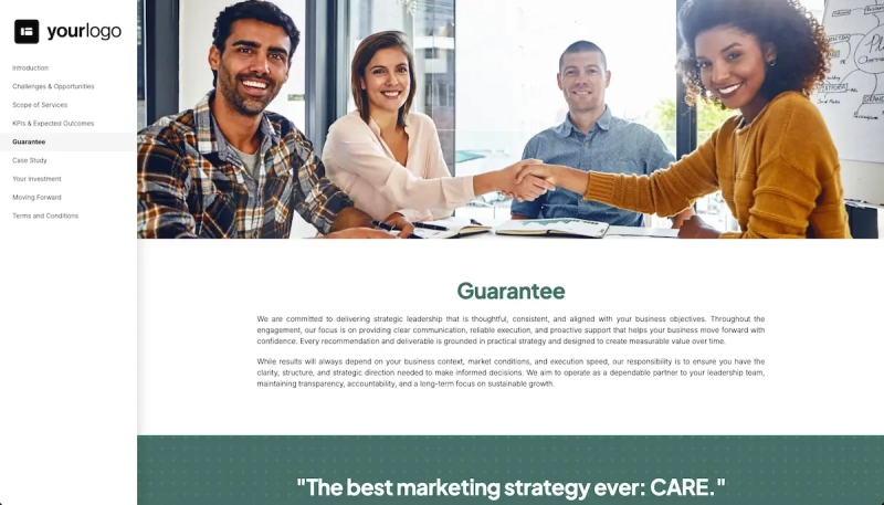Fractional CMO Proposal Template Slide 6