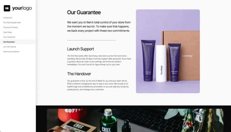Shopify Ecommerce Development Proposal Template Slide 7