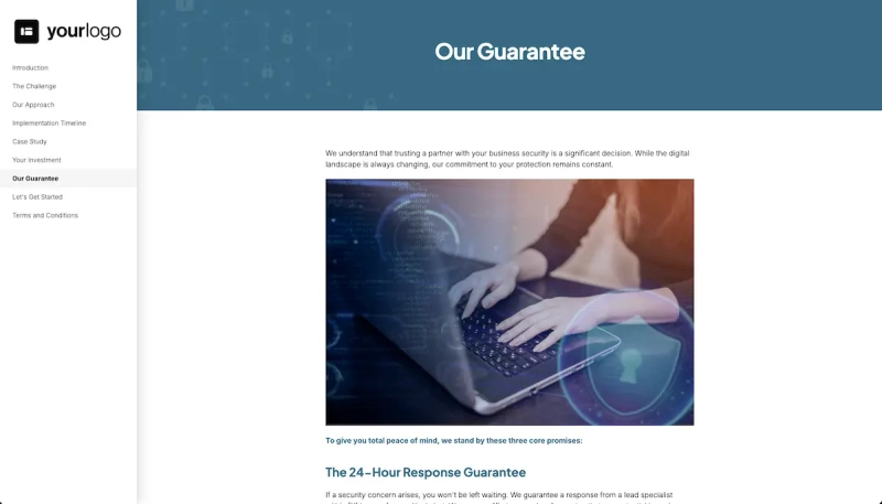 Cybersecurity Proposal Template Slide 8