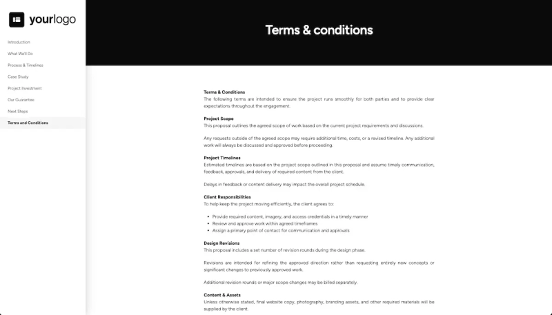 Website Redesign Proposal Template Slide 9