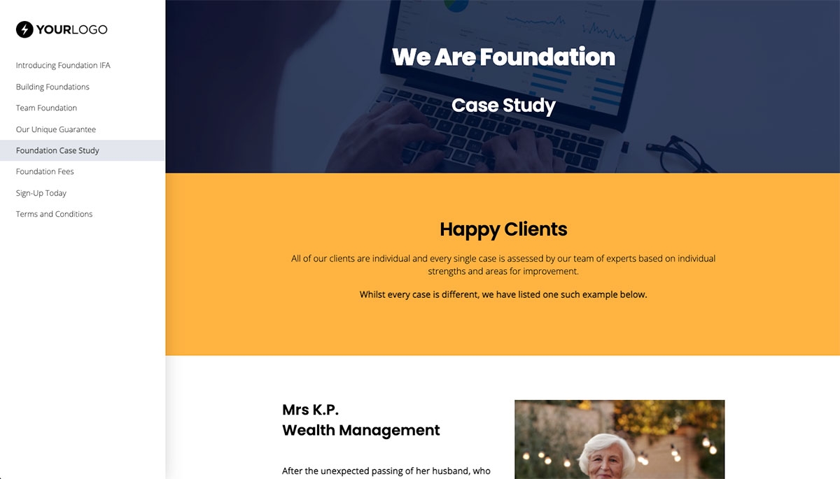 Financial Planning Proposal Template - Case study example