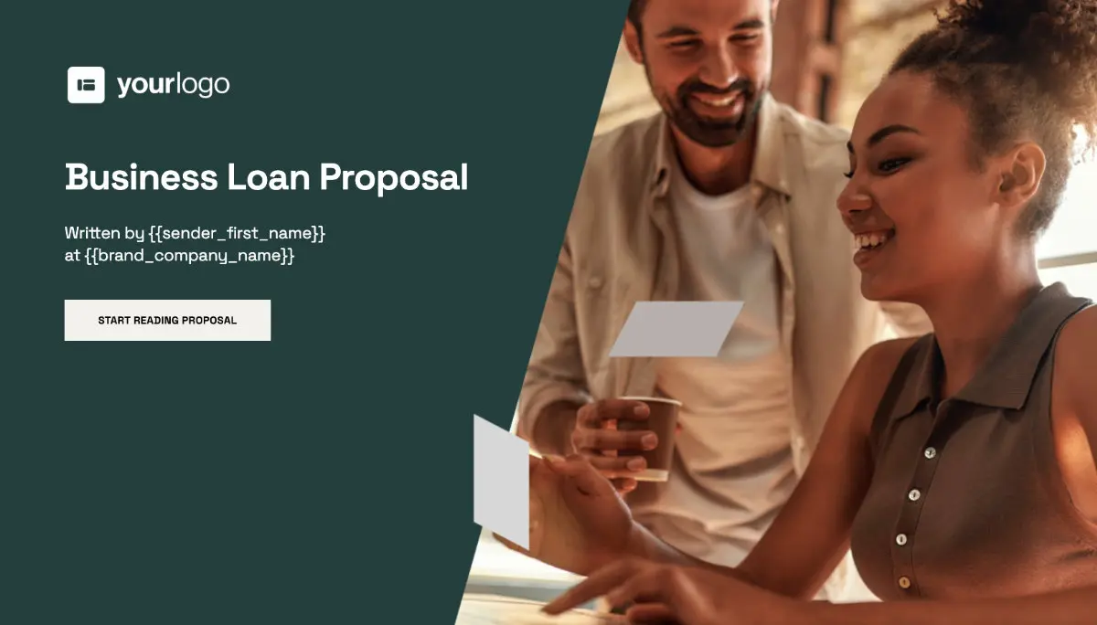 Business Loan Proposal Template Slide 1
