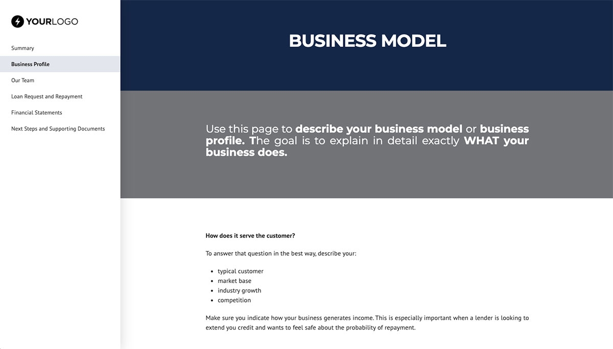 Business Loan Proposal Template Slide 3